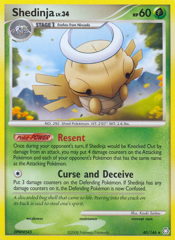 Shedinja (40/146) [Diamond & Pearl: Legends Awakened] Pokémon