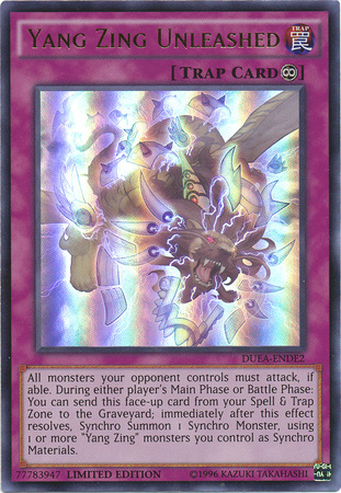 Yang Zing Unleashed [DUEA-ENDE2] Ultra Rare Yu-Gi-Oh!