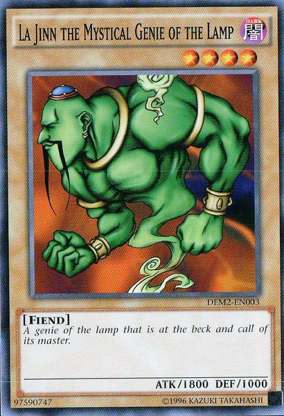 La Jinn the Mystical Genie of the Lamp [DEM2-EN003] Common Yu-Gi-Oh!