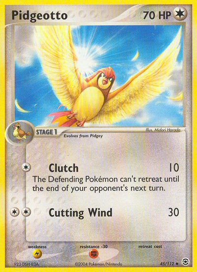 Pidgeotto (45/112) [EX: FireRed & LeafGreen] Pokémon
