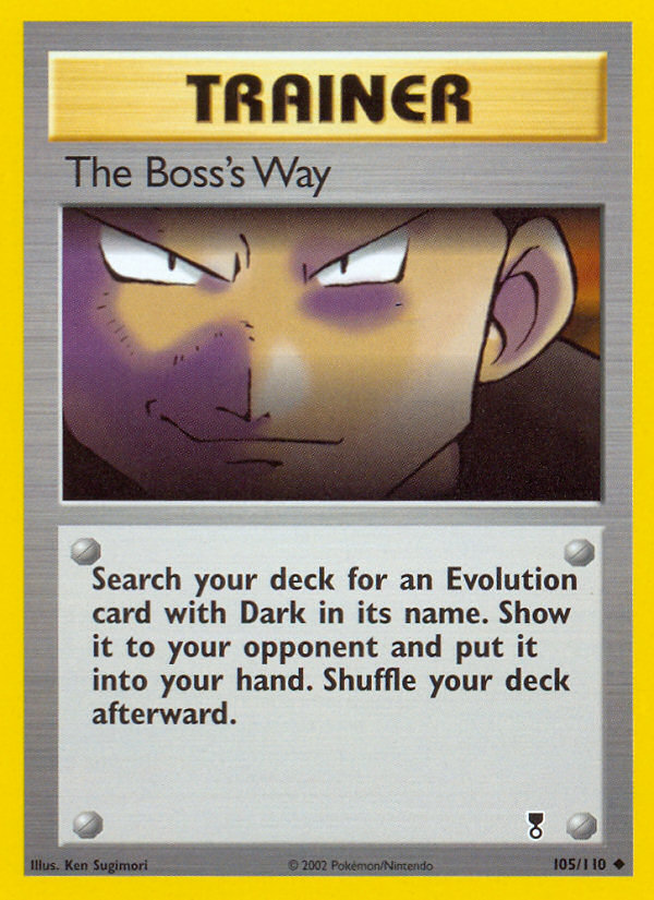 The Boss's Way (105/110) [Legendary Collection] Pokémon