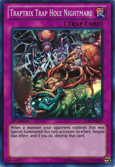 Traptrix Trap Hole Nightmare [JOTL-EN077] Super Rare Yu-Gi-Oh!