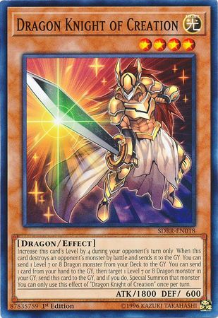 Dragon Knight of Creation [SDRR-EN018] Common Yu-Gi-Oh!
