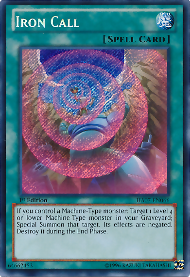 Iron Call [HA07-EN066] Secret Rare Yu-Gi-Oh!