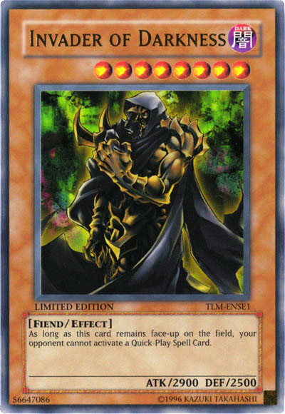 Invader of Darkness [TLM-ENSE1] Ultra Rare Yu-Gi-Oh!