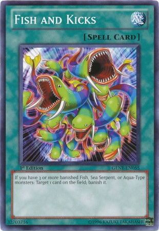 Fish and Kicks [GENF-EN055] Common Yu-Gi-Oh!