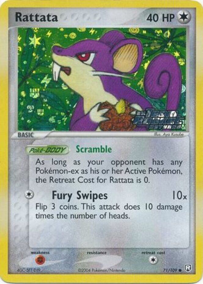 Rattata (71/109) (Stamped) [EX: Team Rocket Returns] Pokémon
