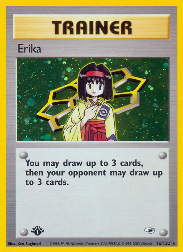 Erika (16/132) [Gym Heroes 1st Edition] Pokémon