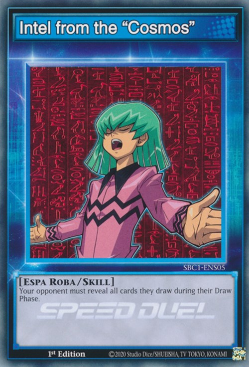 Intel from the "Cosmos" [SBC1-ENS05] Common Yu-Gi-Oh!