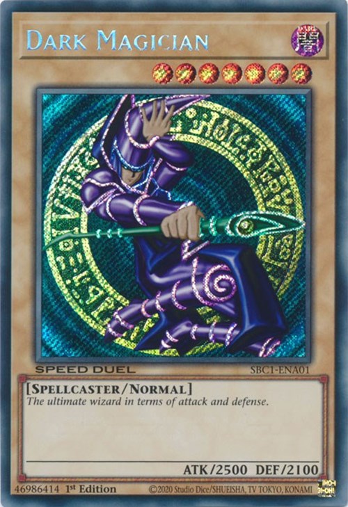 Dark Magician [SBC1-ENA01] Secret Rare Yu-Gi-Oh!