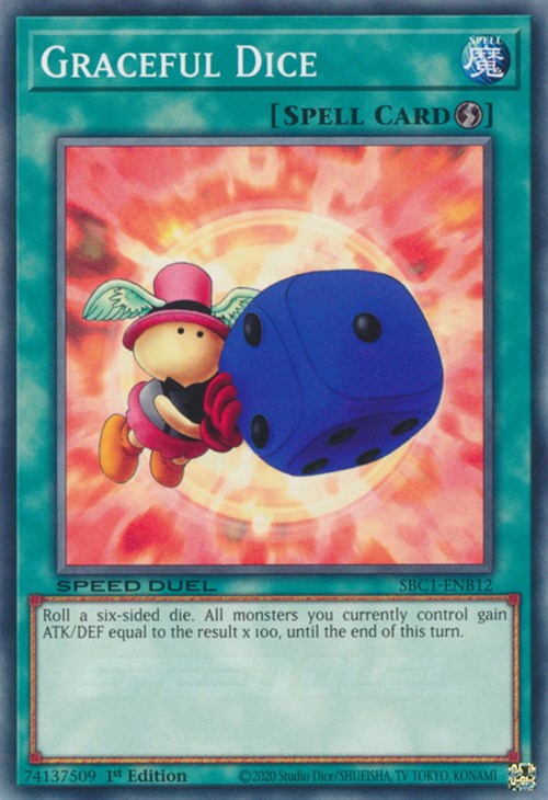 Graceful Dice [SBC1-ENB12] Common Yu-Gi-Oh!