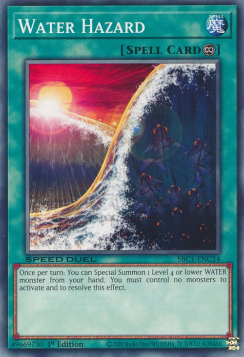 Water Hazard [SBC1-ENC14] Common Yu-Gi-Oh!