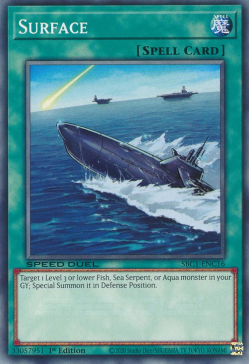 Surface [SBC1-ENC16] Common Yu-Gi-Oh!