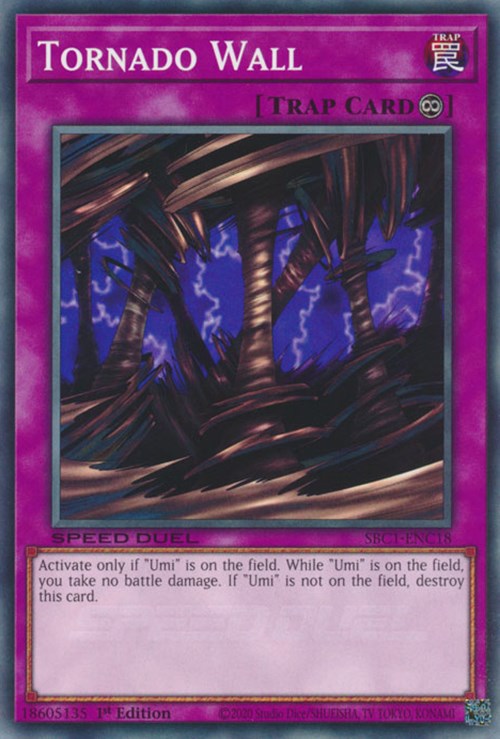 Tornado Wall [SBC1-ENC18] Common Yu-Gi-Oh!