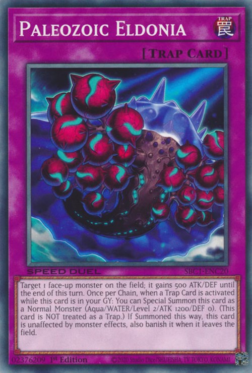 Paleozoic Eldonia [SBC1-ENC20] Common Yu-Gi-Oh!