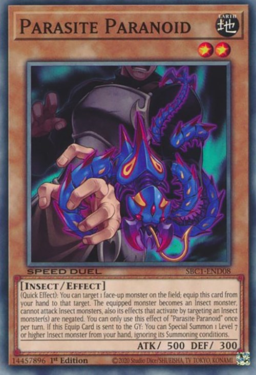 Parasite Paranoid [SBC1-END08] Common Yu-Gi-Oh!