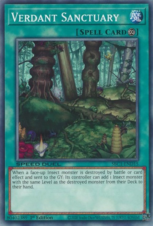 Verdant Sanctuary [SBC1-END15] Common Yu-Gi-Oh!