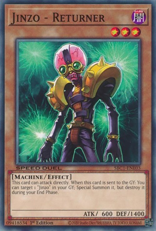 Jinzo - Returner [SBC1-ENE03] Common Yu-Gi-Oh!