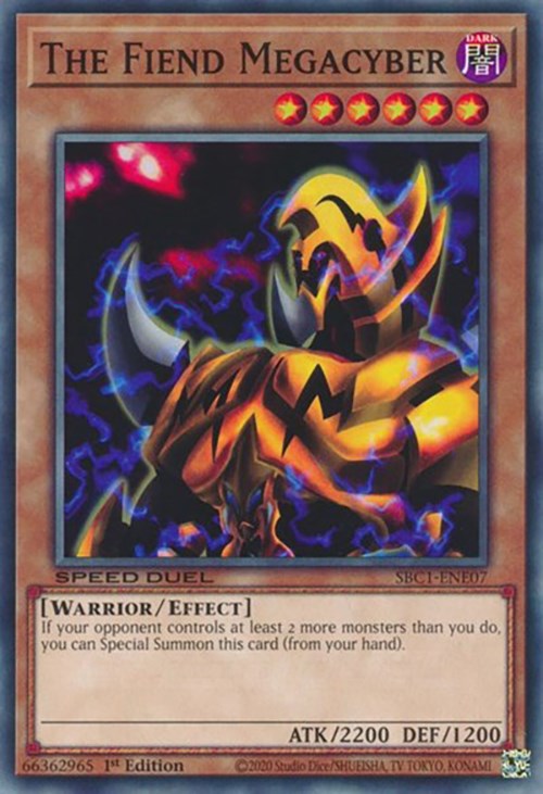 The Fiend Megacyber [SBC1-ENE07] Common Yu-Gi-Oh!