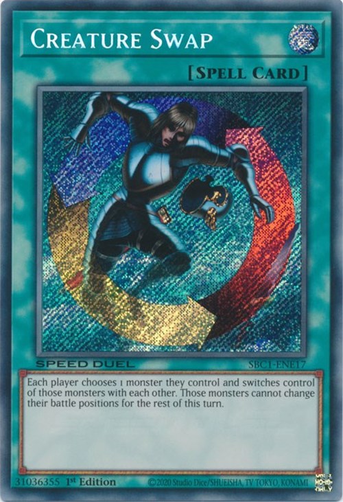 Creature Swap [SBC1-ENE17] Secret Rare Yu-Gi-Oh!