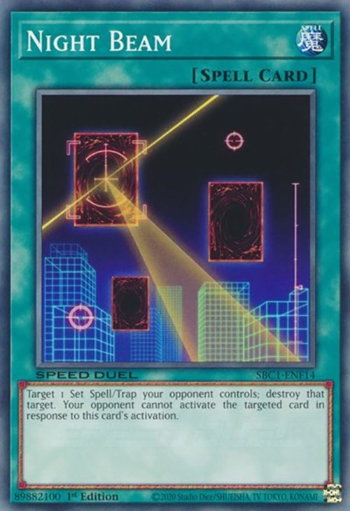 Night Beam [SBC1-ENF14] Common Yu-Gi-Oh!