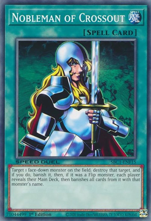 Nobleman of Crossout [SBC1-ENF15] Common Yu-Gi-Oh!