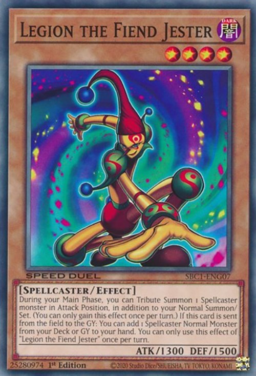 Legion the Fiend Jester [SBC1-ENG07] Common Yu-Gi-Oh!