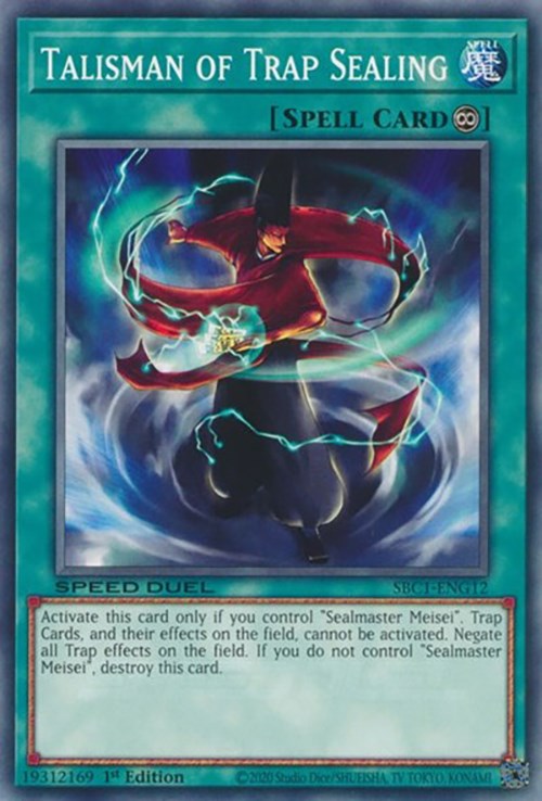 Talisman of Trap Sealing [SBC1-ENG12] Common Yu-Gi-Oh!