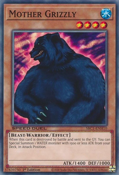 Mother Grizzly [SBC1-ENH10] Common Yu-Gi-Oh!