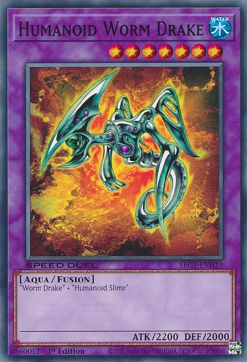 Humanoid Worm Drake [SBC1-ENH19] Common Yu-Gi-Oh!