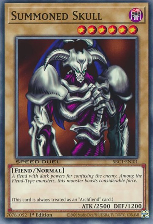 Summoned Skull [SBC1-ENI01] Common Yu-Gi-Oh!