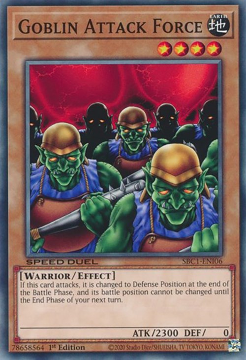Goblin Attack Force [SBC1-ENI06] Common Yu-Gi-Oh!