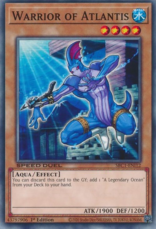 Warrior of Atlantis [SBC1-ENI12] Common Yu-Gi-Oh!