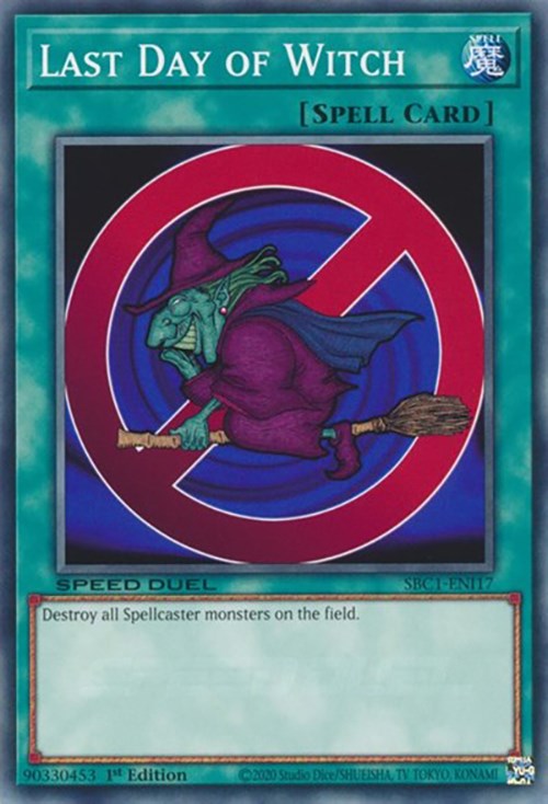 Last Day of Witch [SBC1-ENI17] Common Yu-Gi-Oh!