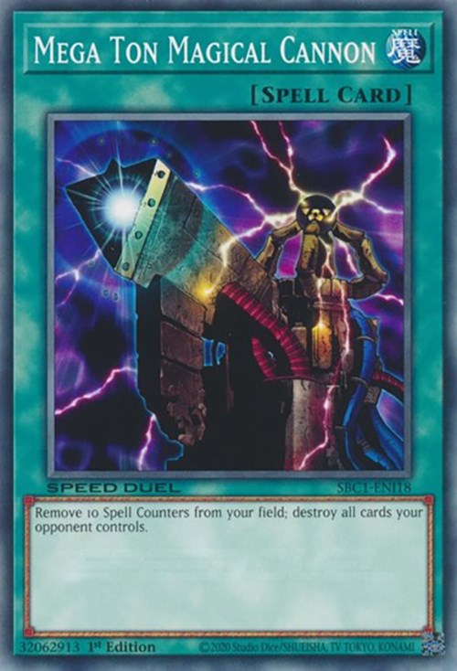Mega Ton Magical Cannon [SBC1-ENI18] Common Yu-Gi-Oh!