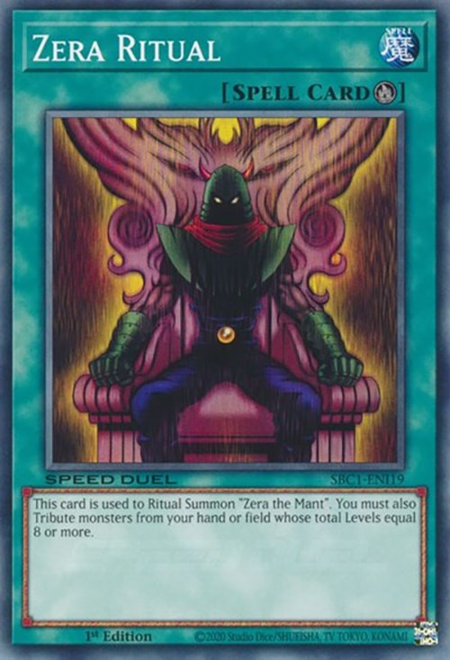 Zera Ritual [SBC1-ENI19] Common Yu-Gi-Oh!