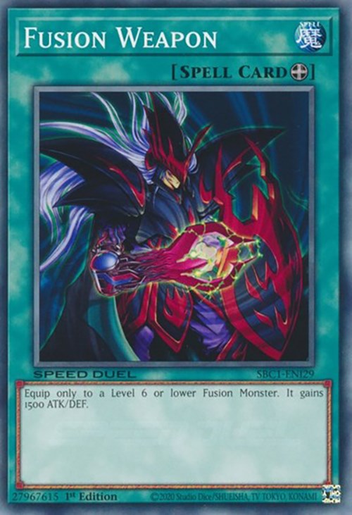 Fusion Weapon [SBC1-ENI29] Common Yu-Gi-Oh!