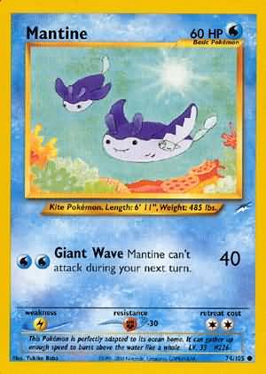 Mantine (74/105) [Neo Destiny Unlimited] Pokémon