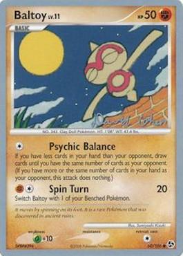Baltoy LV.11 (60/106) (Stallgon - David Cohen) [World Championships 2009] Pokémon