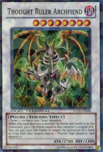 Thought Ruler Archfiend [DT05-EN088] Super Rare Yu-Gi-Oh!
