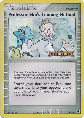 Professor Elm's Training Method (79/101) (Stamped) [EX: Dragon Frontiers] Pokémon