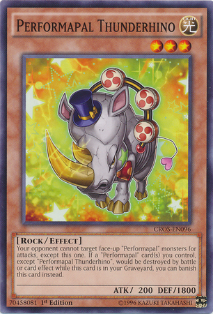 Performapal Thunderhino [CROS-EN096] Common Yu-Gi-Oh!