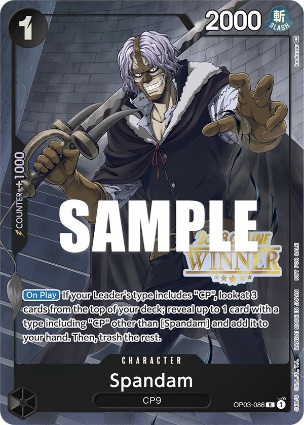 Spandam (Online Regional 2023) [Winner] [One Piece Promotion Cards]