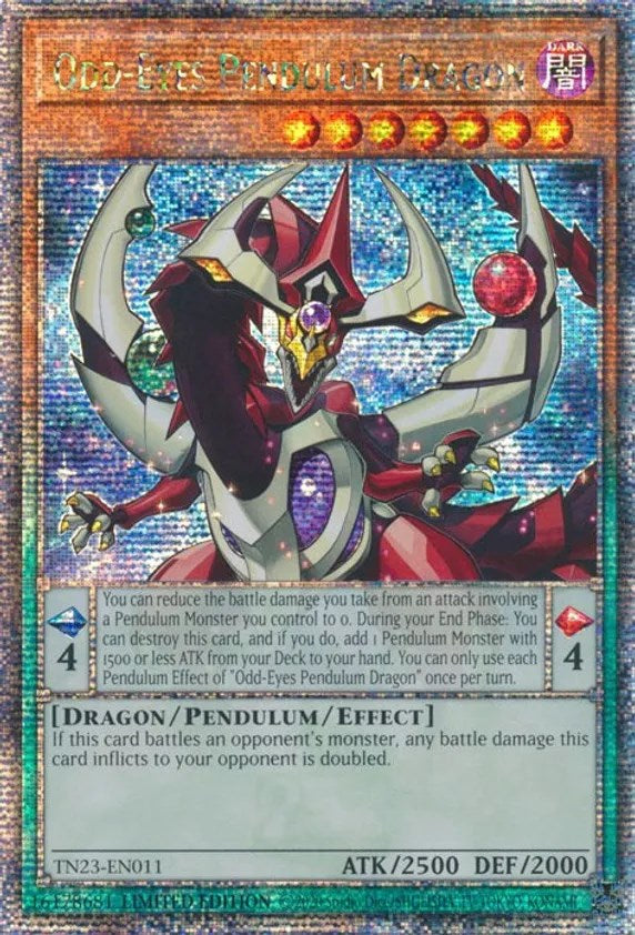 Odd-Eyes Pendulum Dragon [TN23-EN011] Quarter Century Secret Rare Yu-Gi-Oh!