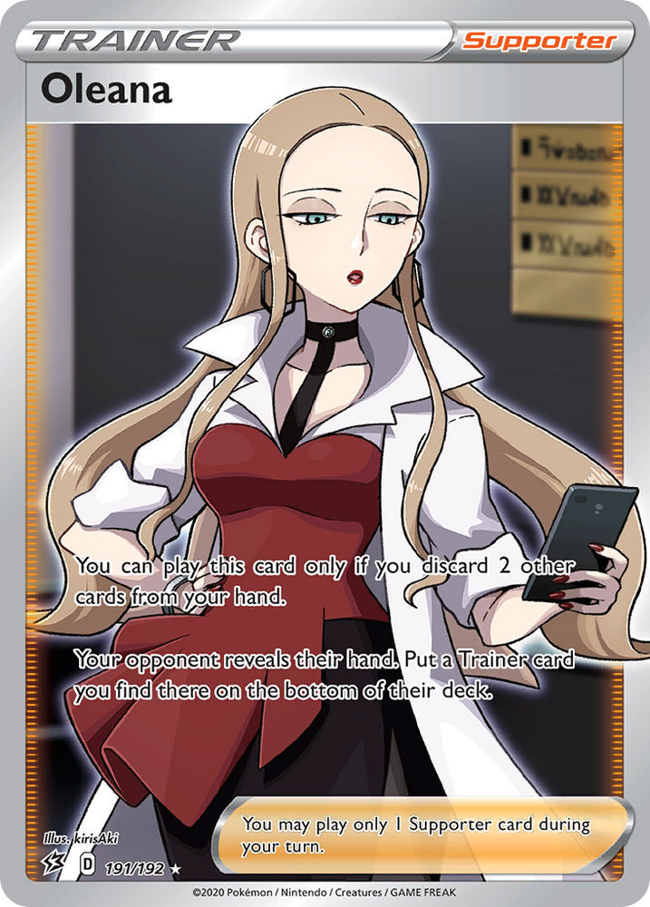Oleana (191/192) [Sword & Shield: Rebel Clash] Pokémon