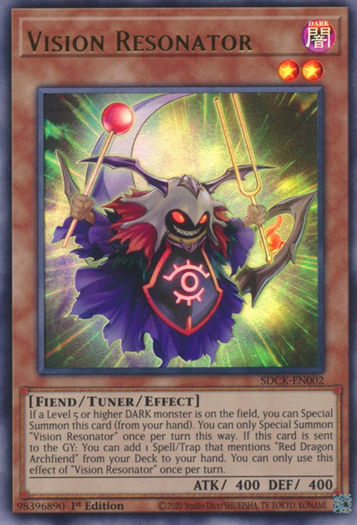 Vision Resonator [SDCK-EN002] Ultra Rare Yu-Gi-Oh!