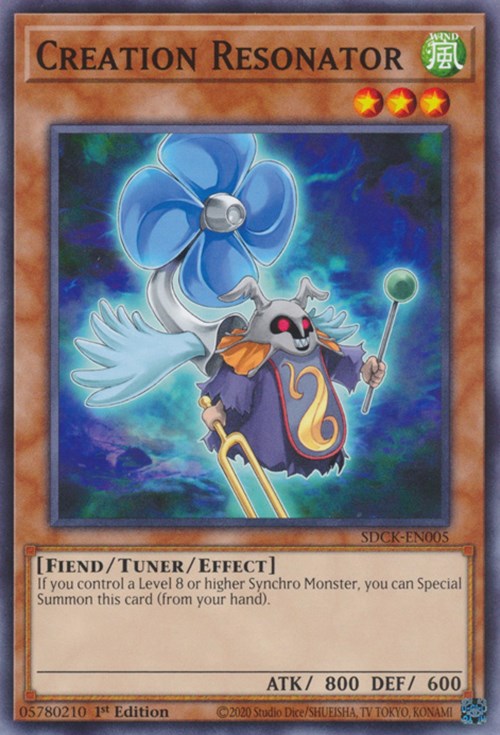Creation Resonator [SDCK-EN005] Common Yu-Gi-Oh!