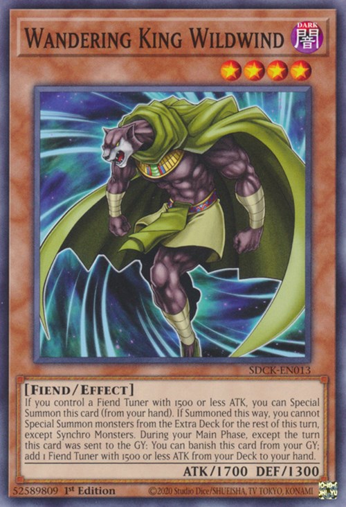 Wandering King Wildwind [SDCK-EN013] Common Yu-Gi-Oh!