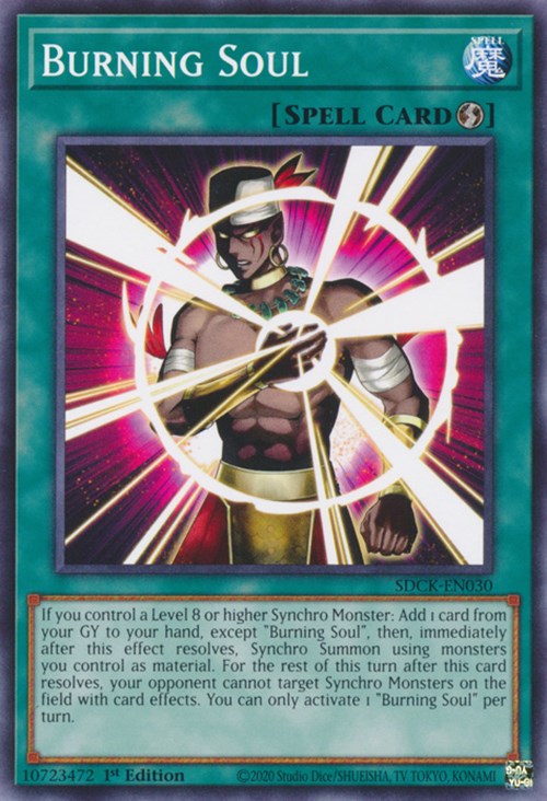 Burning Soul [SDCK-EN030] Common Yu-Gi-Oh!