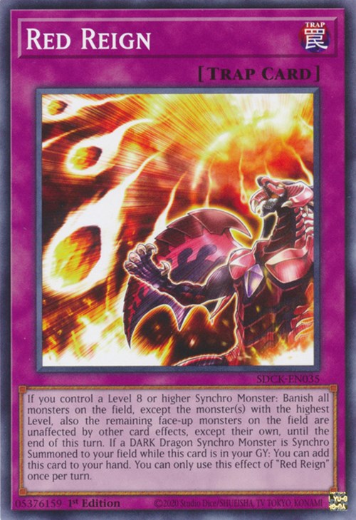 Red Reign [SDCK-EN035] Common Yu-Gi-Oh!